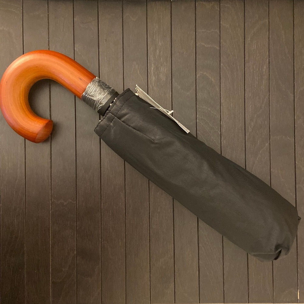 Gentleman Collective umbrella black wood handle